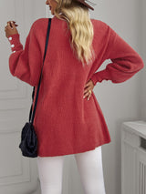 Women Loose Sweater Coat