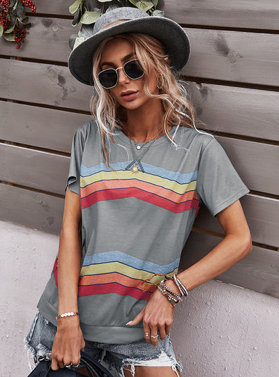 Summer Short Sleeve Shirt T-shirt
