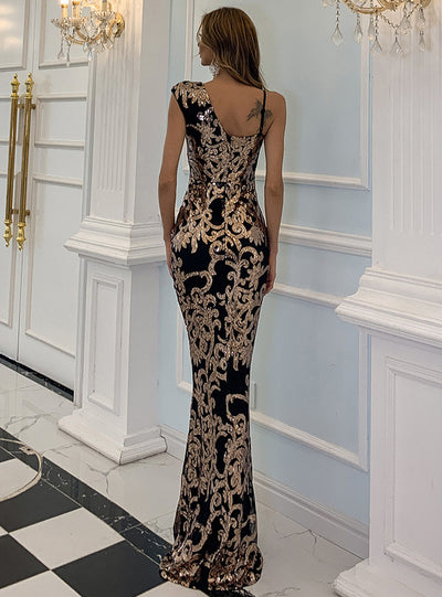 Women Fashion Sequined Mermaid Dress