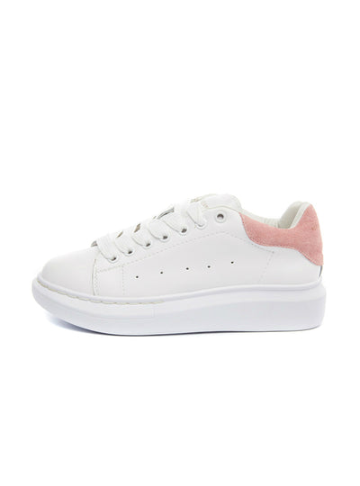 White Shoes Fashion Lace-up Platform Shoes 