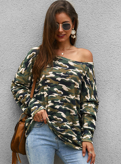 Leopard Print Crew Neck T-shirt