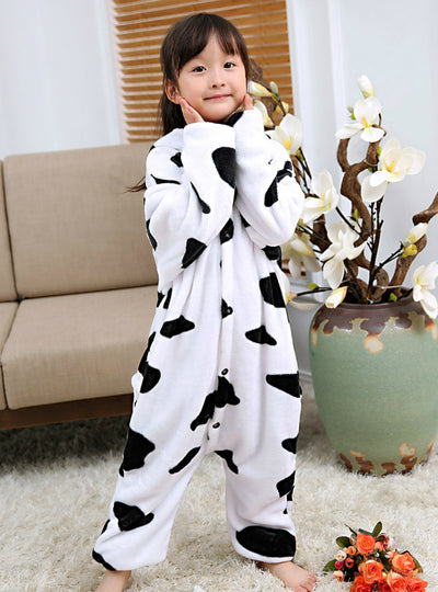 Christmas Pajamas Kids Boys Girls Cow Onesie