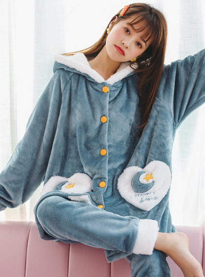 Flannel Pajamas Women's Autumn And Winter