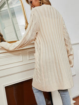 Long Sleeve Button Twist Cardigan Sweater
