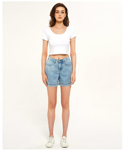 Loose Shorts Thin High Waist Jeans