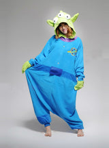 Three Eyed Monster Costume Pajamas Sleepwear Onesie