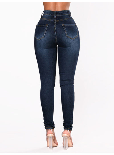 Women Slim Jeans Pencil Pants