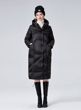 Hooded Slim White Duck Down Warm Coat