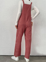 Retro Jumpsuit Corduroy Bib