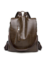 Retro Soft Leather PU Backpack