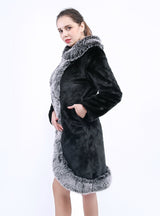 Faux Fur Long Coat Mink Coat Fox Fur Female