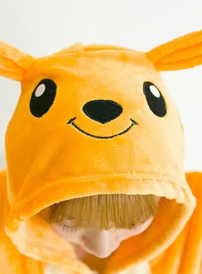 Cartoon Conjoined Nightgown Children Kangaroo