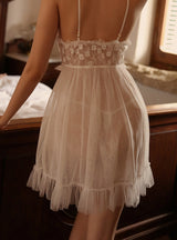 Perspective Lace Underwear Home Nightgown