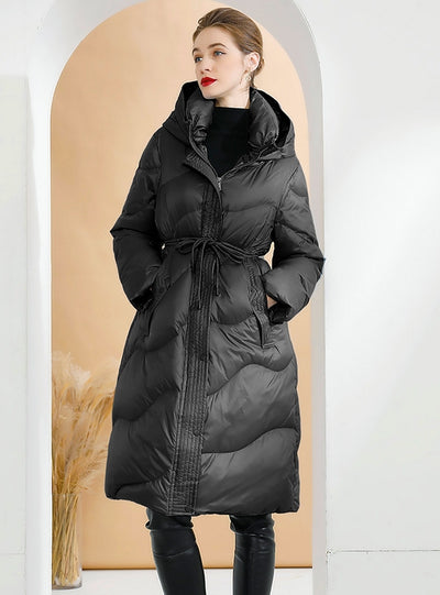 Loose Thickened Medium and Long Down Jacket