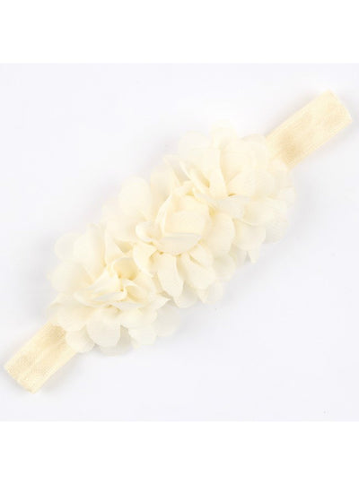 1PC Flower Headband Children Headwear Pearl 