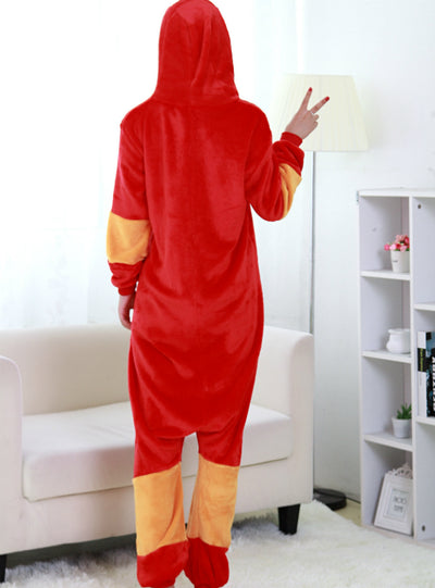 Flannel Iron Man Siamese Pajamas Cartoon