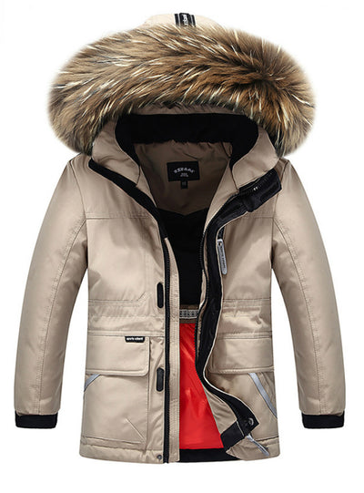 Winter Boys Duck Down Jacket Girls Outerwear 