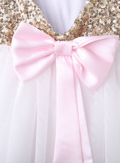 Baby Girl Dress Clothing Sequins Party Gown Mini Ball 