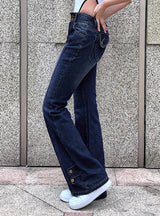 Women High Waist Jeans Pant