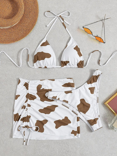 Sexy Cow Printed Bikini