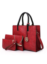 Ladies Shoulder Bag Handbag+Messenger Bag+Purse