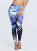 Printed Sporting Leggings Stretch Workout Legging