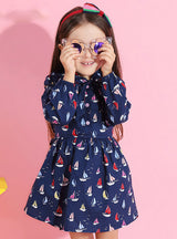 2018 Brand Printing Princess Dress Autumn Style 