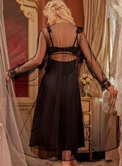 Chest Cushion Steel Ring Long Nightdress