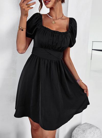 Short Sleeve Summer Short Dress