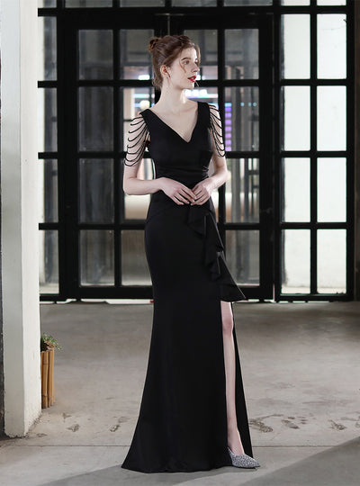 Long Sling Banquet Slim Fishtail Dress