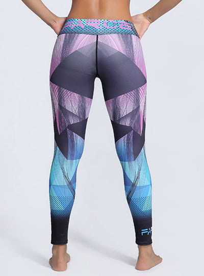Printed Slim Legging Workout Clothes Sportswear 