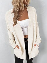 Retro Twist Pocket Sweater Coat