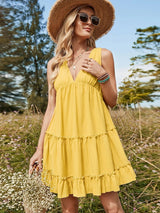 Women Summer V-neck Dress