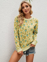 Loose Pullover Little Heart Sweater
