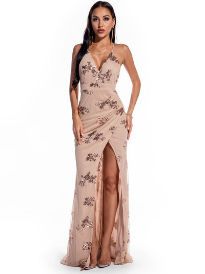 Sexy Retro Sling Sequined Dress