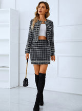 Small Wind Coat Woolen Skirt Suit