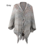 Cape Sweater Tassel Cardigan Cloak