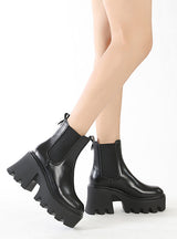British Style Thick-soled Chimney Boots