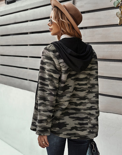 Double Fleece Long Sleeve Coat