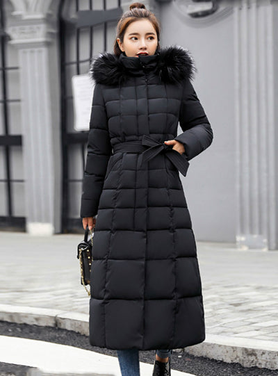 Women Winter Jacket Cotton Padded Warm Thicken