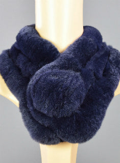 Female Scarves Rex Rabbit Fur Genuine Fur