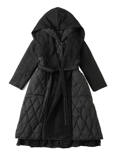 Slim and Long White Duck Down Coat