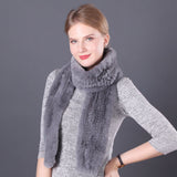 Women Rex Rabbit Fur Scarf