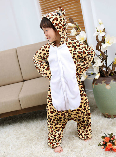 Kids Boys Girls Children's Leopard Onesie