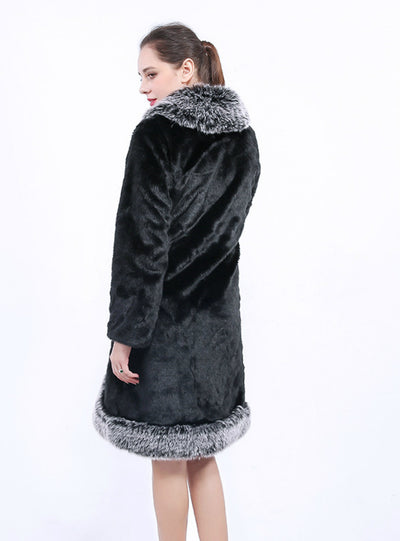 Faux Fur Long Coat Mink Coat Fox Fur Female
