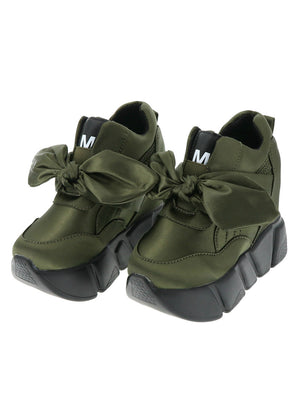 Women High Heel Wedge Shoes Woman Increased Internal 