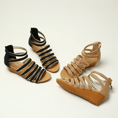 Wedge Heel Casual Openwork Sandals