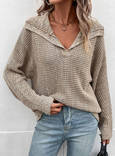 Pullover Sweater Retro Turtleneck Sweater