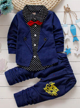 Baby Kids Button Letter Bow Clothing 
