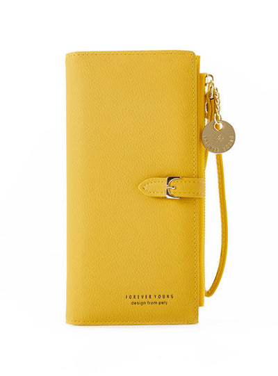 Long Wallet Many Departments Female Wallets Clutch